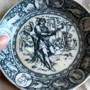 Antique 19th Century Westwood Ivanhoe plate (1)